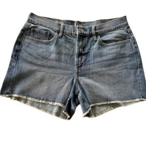NWOT a.n.a Women's High Waist Denim Shorts - Size 10